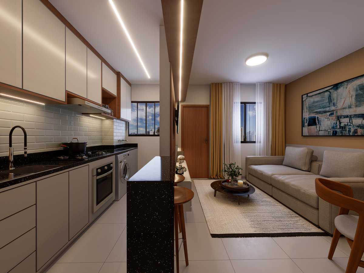 Apartamento à venda com 2 quartos, 48m² - Foto 4