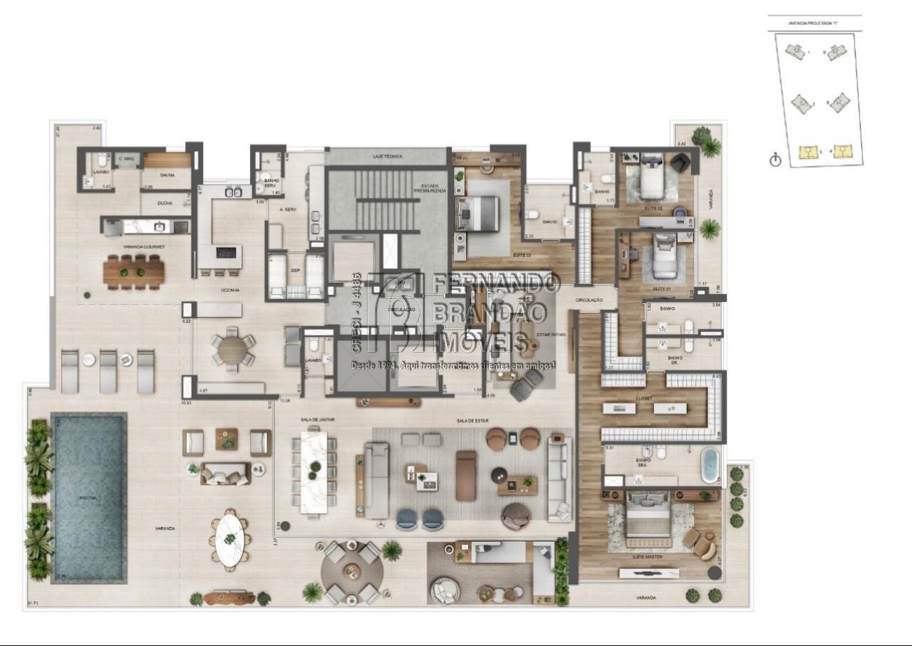 Cobertura, 4 quartos, 547 m² - Foto 28