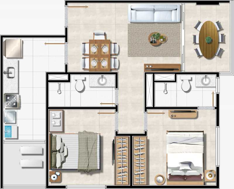 Apartamento à venda com 2 quartos, 56m² - Foto 11