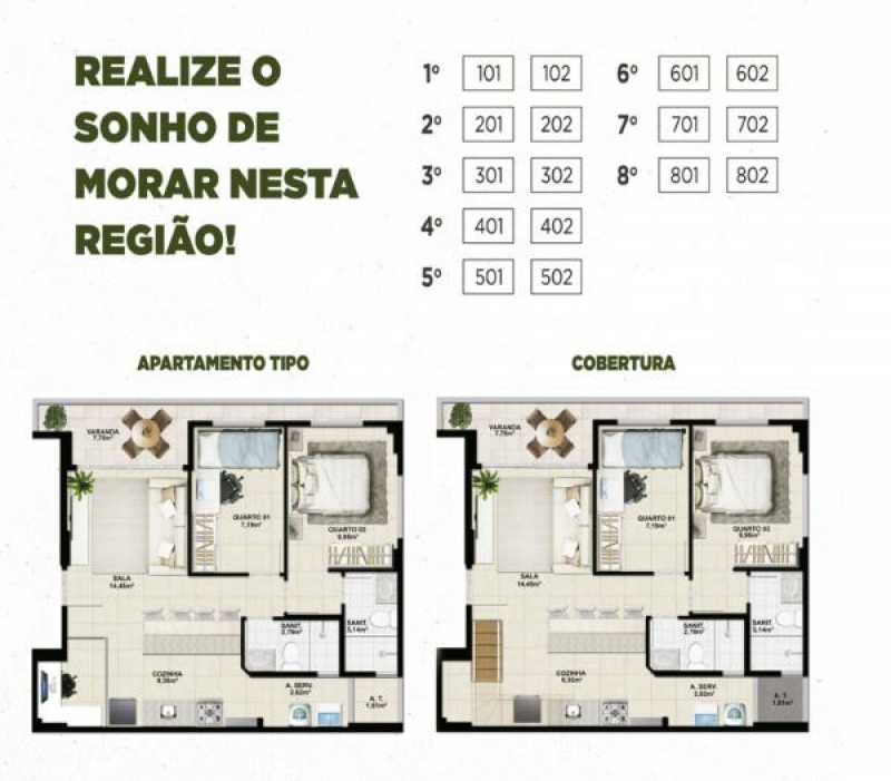 Apartamento à venda com 2 quartos, 58m² - Foto 9