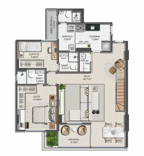 Apartamento à venda com 3 quartos, 90m² - Foto 18