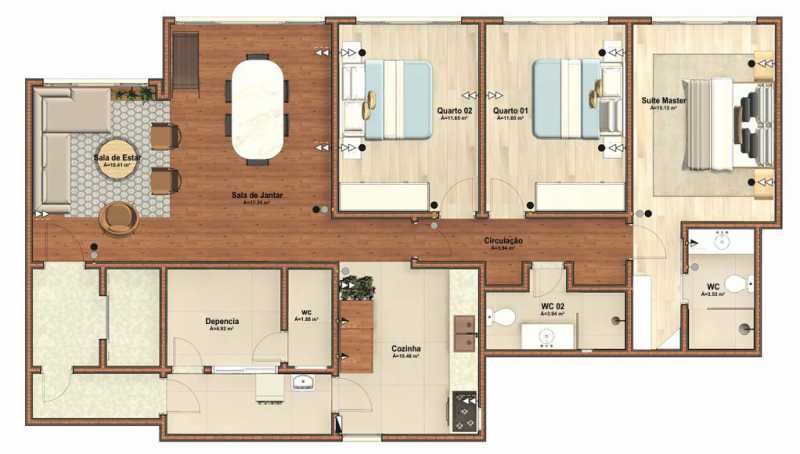 Apartamento à venda com 3 quartos, 133m² - Foto 18