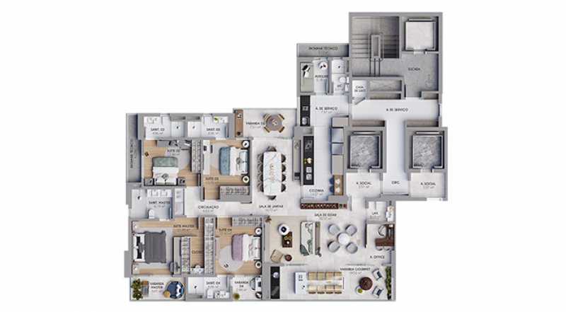 Apartamento, 4 quartos, 210 m² - Foto 22