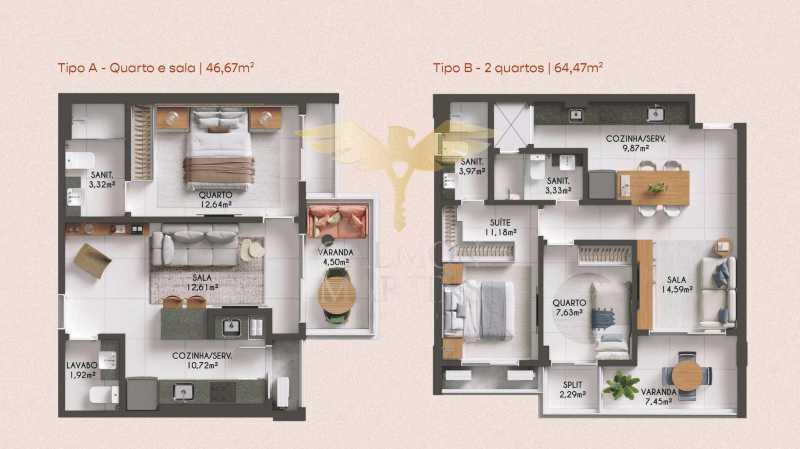 Apartamento, 1 quarto, 46 m² - Foto 12