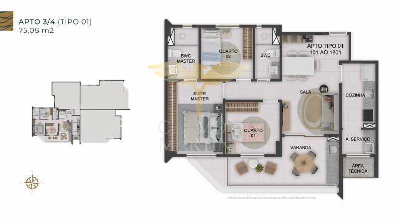 Apartamento, 2 quartos, 62 m² - Foto 19