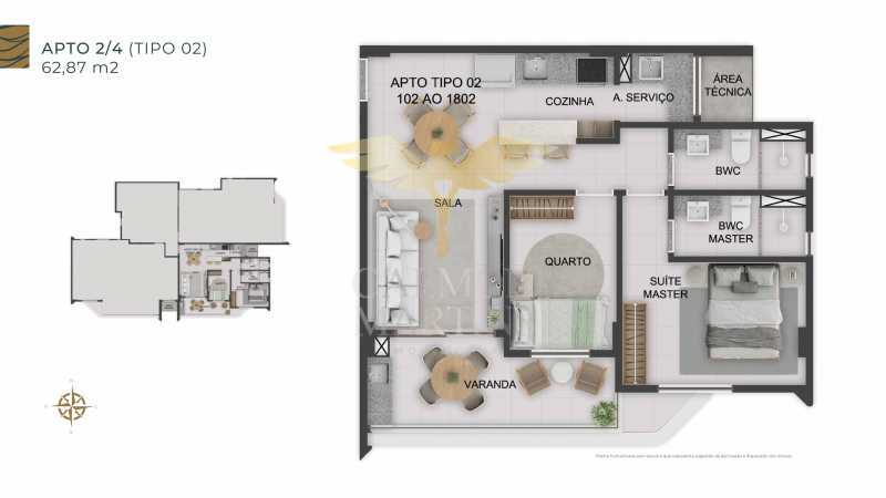 Apartamento, 2 quartos, 62 m² - Foto 20