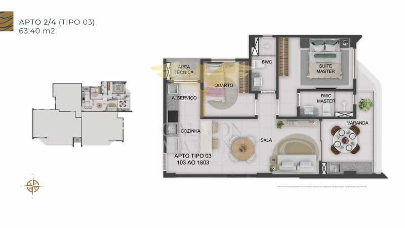 Apartamento, 2 quartos, 62 m² - Foto 21