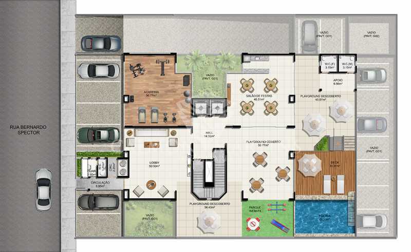 Apartamento à venda com 2 quartos, 53m² - Foto 6