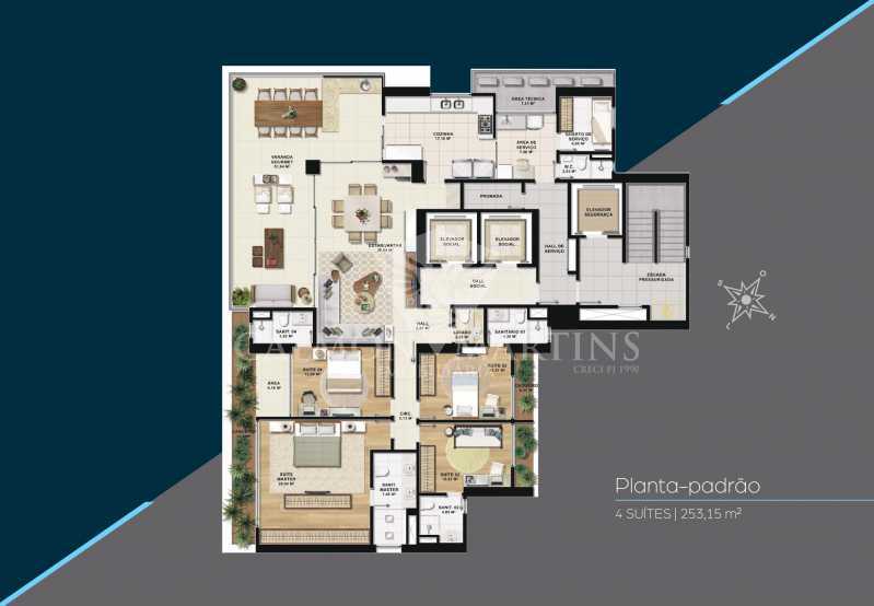 Apartamento à venda com 4 quartos, 253m² - Foto 8