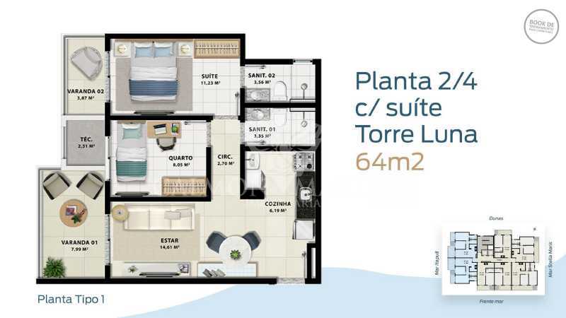 Apartamento à venda com 1 quarto, 43m² - Foto 8