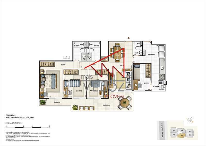 Apartamento à venda com 3 quartos, 100m² - Foto 29