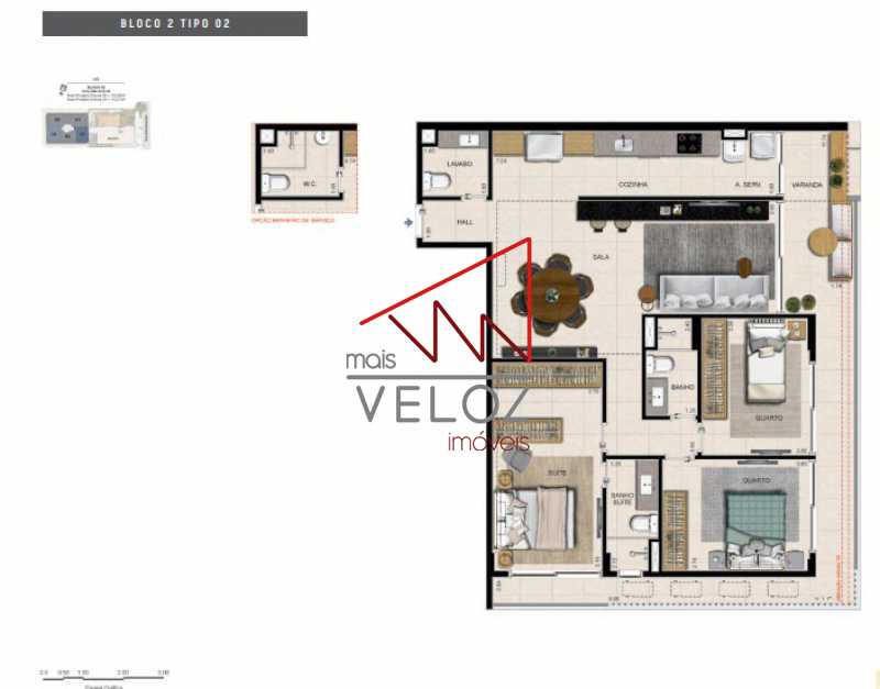 Apartamento à venda com 3 quartos, 115m² - Foto 23