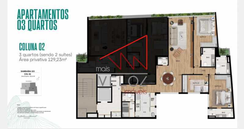 Apartamento à venda com 3 quartos, 129m² - Foto 3