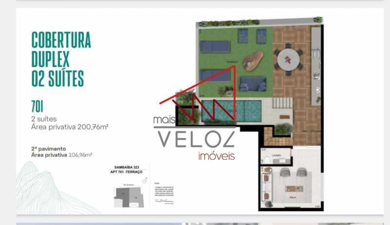 Cobertura à venda com 2 quartos, 200m² - Foto 13