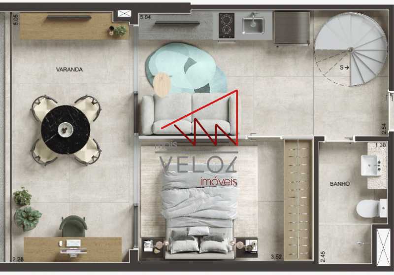 Cobertura à venda com 1 quarto, 75m² - Foto 18