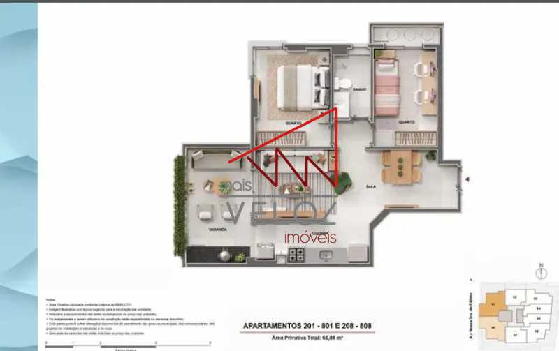Apartamento, 1 quarto, 34 m² - Foto 22