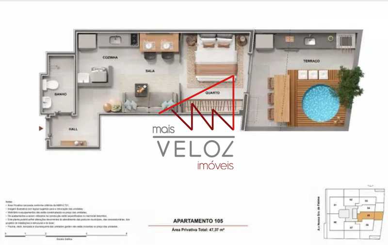 Apartamento, 1 quarto, 34 m² - Foto 20