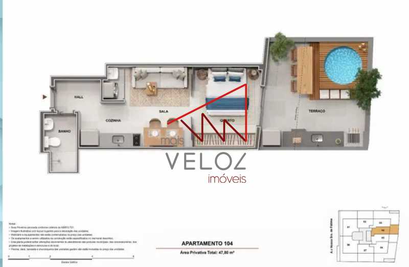 Apartamento, 1 quarto, 34 m² - Foto 11