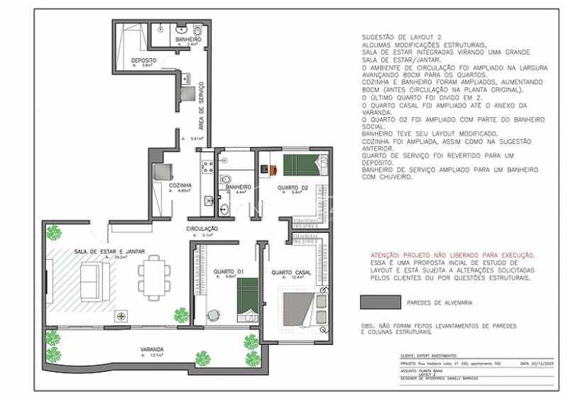 Apartamento à venda com 1 quarto, 120m² - Foto 11