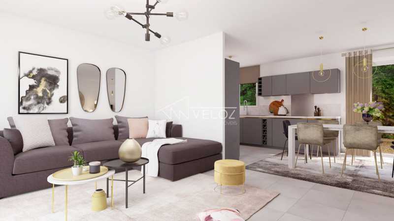 Apartamento à venda com 1 quarto, 44m² - Foto 3