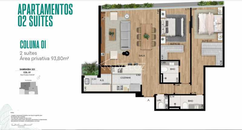 Apartamento à venda com 2 quartos, 93m² - Foto 4