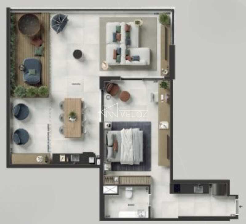 Apartamento à venda com 1 quarto, 105m² - Foto 3