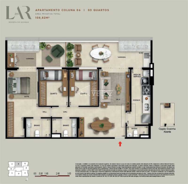 Apartamento à venda com 3 quartos, 163m² - Foto 12