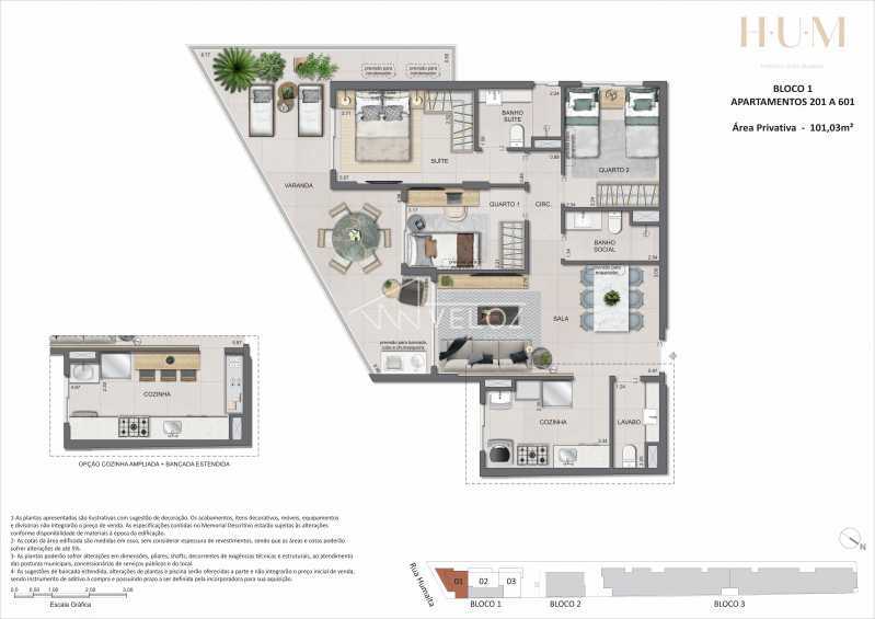 Apartamento, 3 quartos, 101 m² - Foto 3