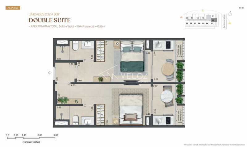 Apartamento, 2 quartos, 46 m² - Foto 26