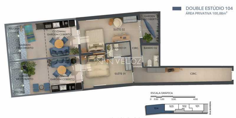Apartamento, 2 quartos, 100 m² - Foto 1