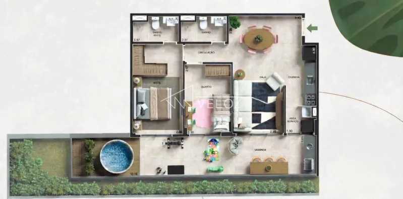 Apartamento, 2 quartos, 100 m² - Foto 2