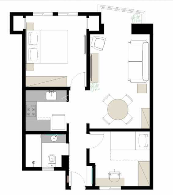 Apartamento, 2 quartos, 54 m² - Foto 4