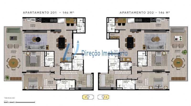 Apartamento à venda com 3 quartos, 146m² - Foto 6