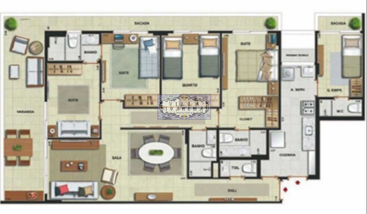 Apartamento à venda com 4 quartos, 130m² - Foto 1