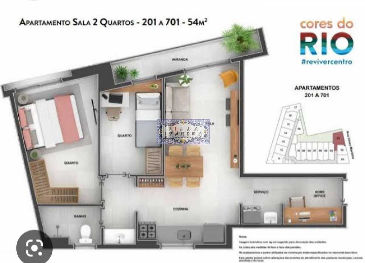 Apartamento à venda com 2 quartos, 53m² - Foto 5