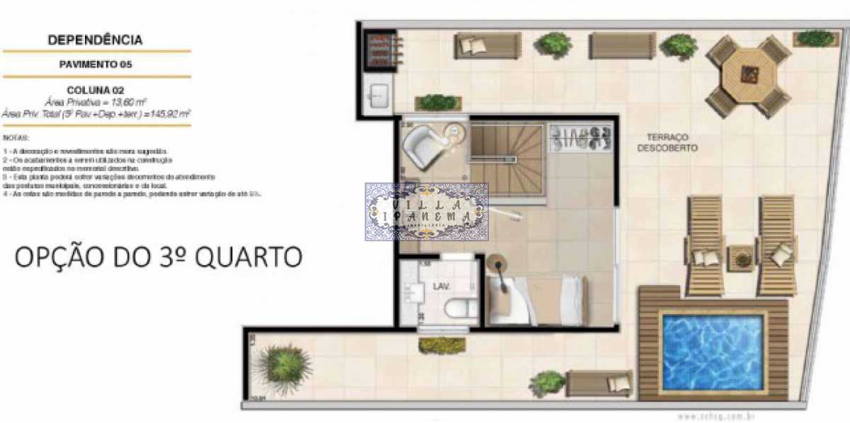 Apartamento à venda com 3 quartos, 146m² - Foto 3