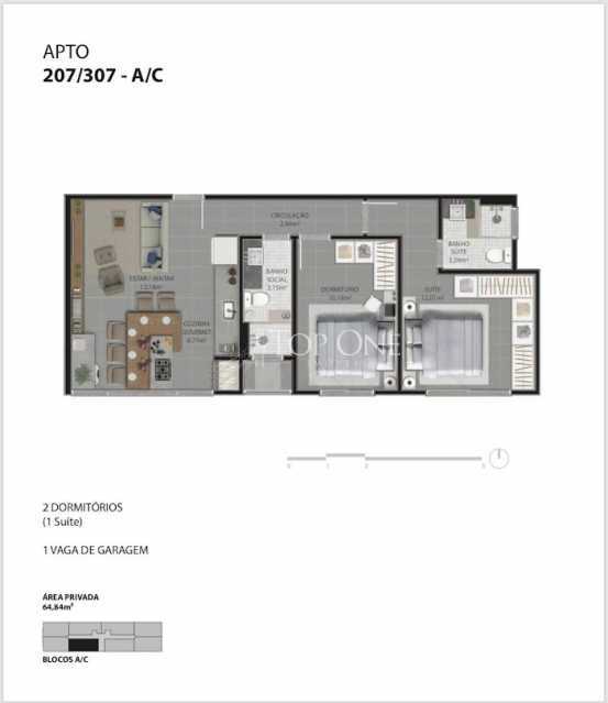 Apartamento à venda com 2 quartos, 74m² - Foto 7