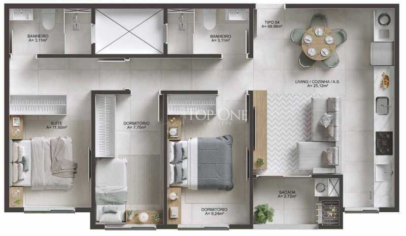 Apartamento, 3 quartos, 70 m² - Foto 21