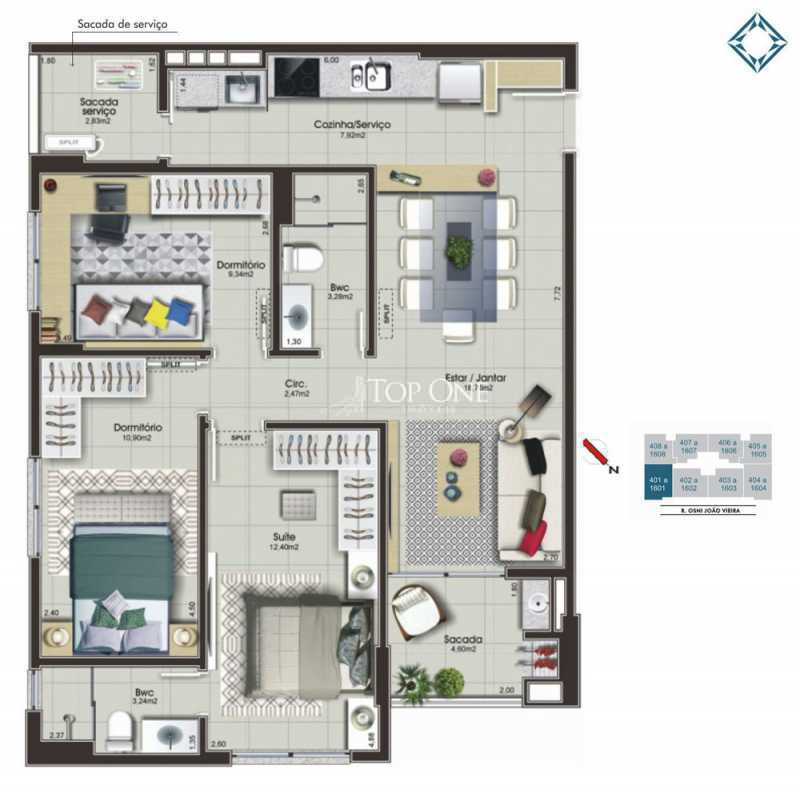 Apartamento à venda com 3 quartos, 84m² - Foto 8