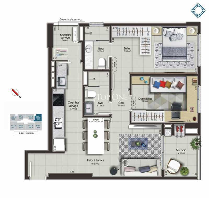 Apartamento à venda com 3 quartos, 84m² - Foto 12