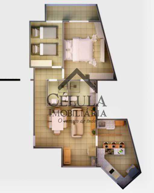 Apartamento à venda com 2 quartos, 64m² - Foto 3