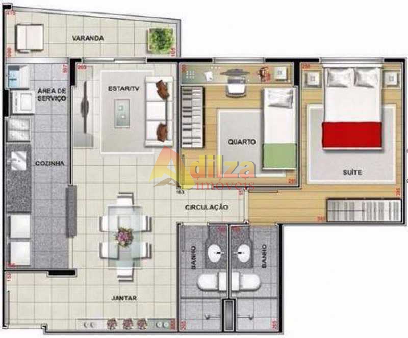 Apartamento, 2 quartos, 60 m² - Foto 3