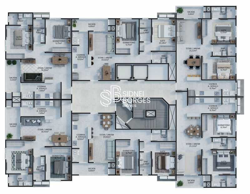 Apartamento à venda com 2 quartos, 68m² - Foto 16