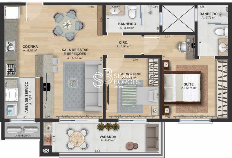 Apartamento à venda com 2 quartos, 78m² - Foto 21