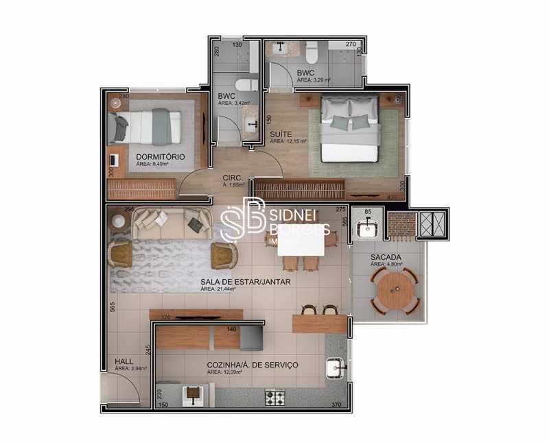 Apartamento à venda com 2 quartos, 82m² - Foto 17