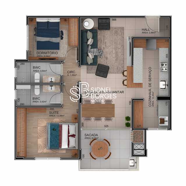 Apartamento à venda com 2 quartos, 82m² - Foto 18