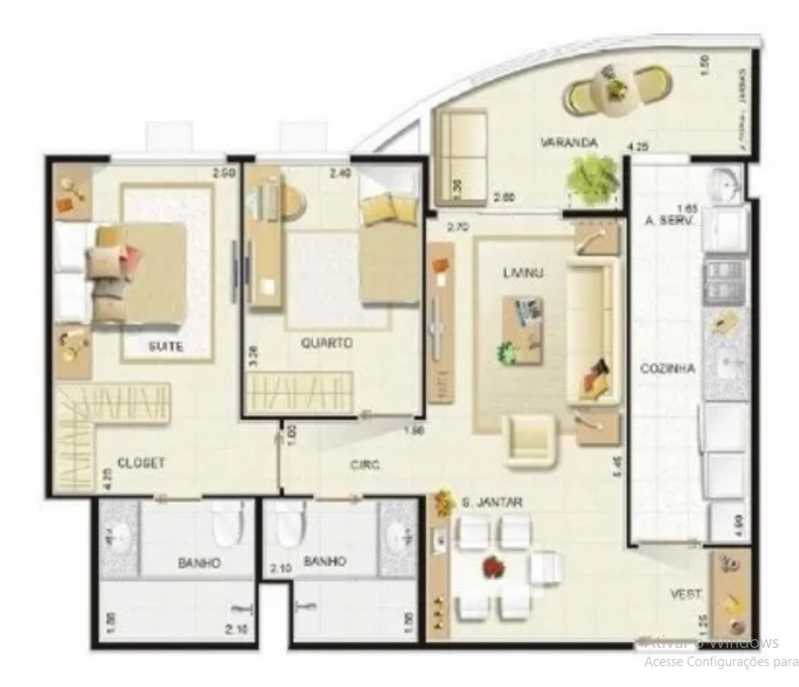 Apartamento à venda com 2 quartos, 63m² - Foto 13