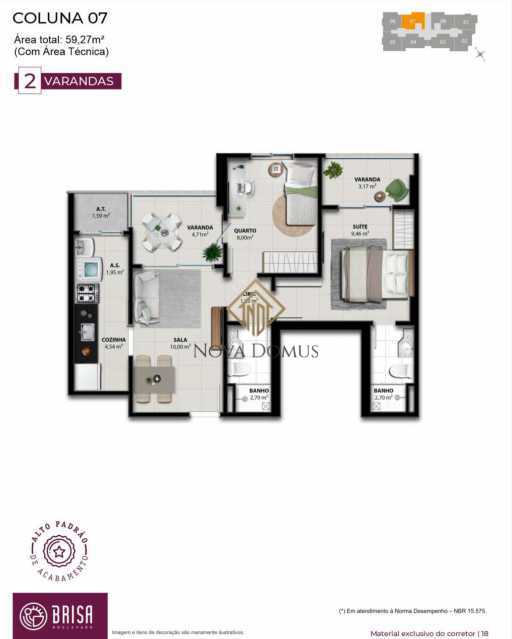 Apartamento à venda com 2 quartos, 58m² - Foto 18