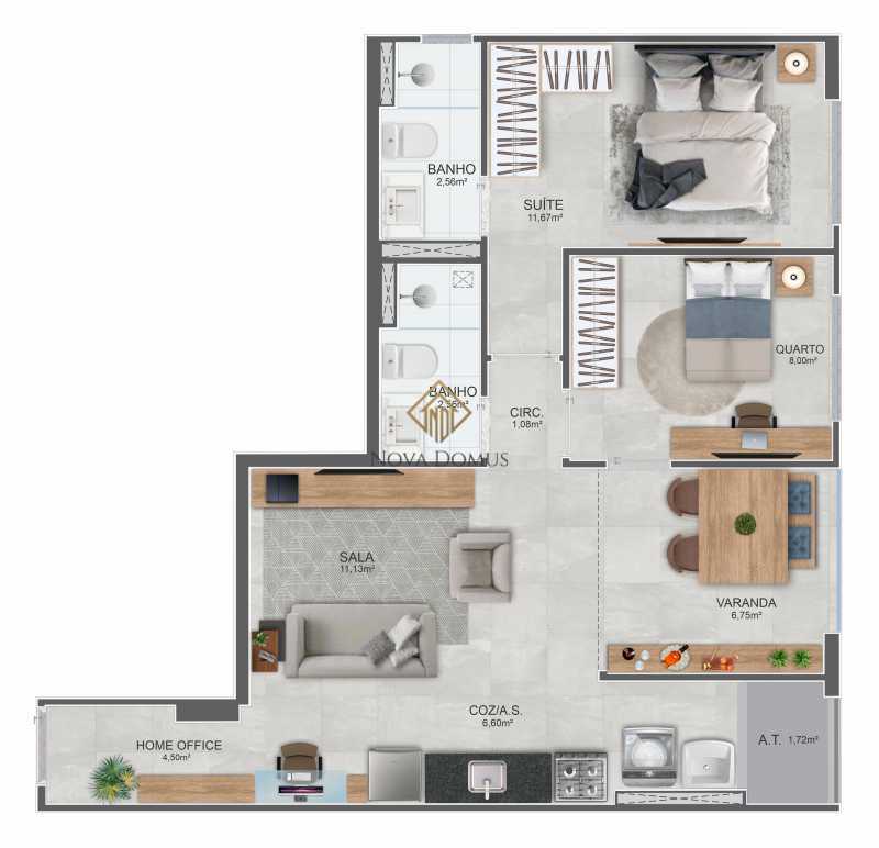 Apartamento à venda com 2 quartos, 63m² - Foto 18