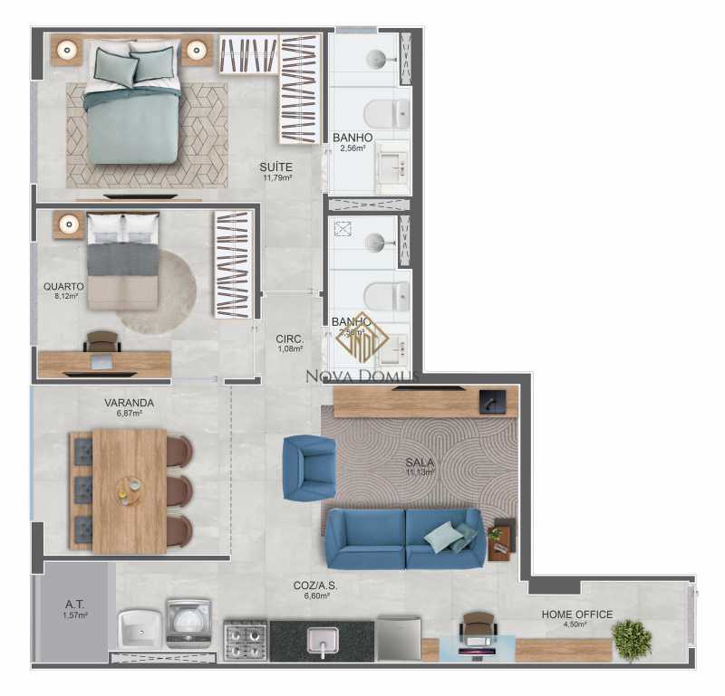 Apartamento à venda com 2 quartos, 63m² - Foto 24